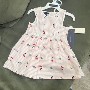 Tommy Hilfiger Cherry Print Kids Dress